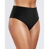 Tempt Me Womens Black High Cut High Waisted Bikini Bottoms