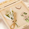 ALULU Regalo di denaro matrimonio - fieno bianco-verde