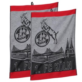 1. FC Köln Skyline Tea Towel Set of 2