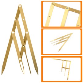 Eyebrow Ruler, Stainless Steel Eyebrow Measuring Ruler, Accurate & Precise Ruler, for Semi-Permanent Eyebrow Tattoo Positioning, DIY Eyebrow Tattoo