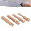 4PCS Brazed Hole Saw Kit Triangle Shank Tile Hole Opener