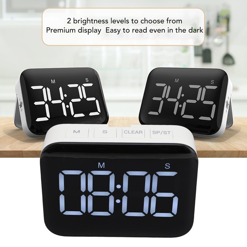 Classroom Timer, LED Big Display Memory Function Volume Adjustable Hanging