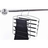3 Quality Multi-Bar Metal Hangers - Real Heavy Duty, Space-Saving,