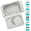Pack of 2 Waterproof Junction Boxes, Surface-Mounted Waterproof IP65, Electronic