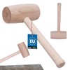 KOTARBAU® Wooden Hammer Diameter 65 mm for Carpenters Sheet Metal