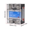DWEII 2 PCS State Relay,Solid State Relay SSR-40AA AC to