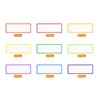 QUARKZMAN Pack of 54 Magnetic Whiteboard Labels 3 x 1