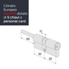CISA - European cylinder Cisa ASIXP8 safe and reliable -