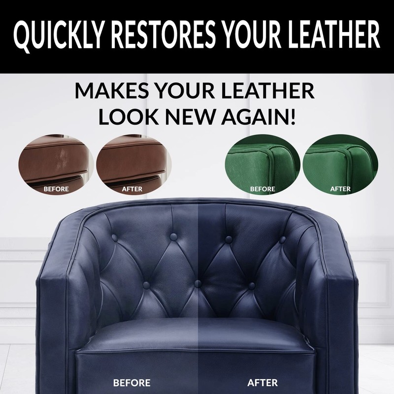 MALVIANI Leather Repair Color Restorer - Navy Blue - Restore