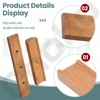 Cherry Wood Replacement Handle for Weber 18.5" 22.5" Charcoal Grill,