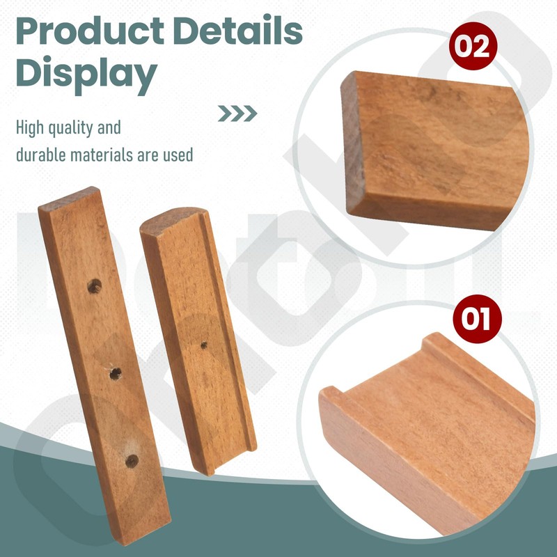 Cherry Wood Replacement Handle for Weber 18.5" 22.5" Charcoal Grill,