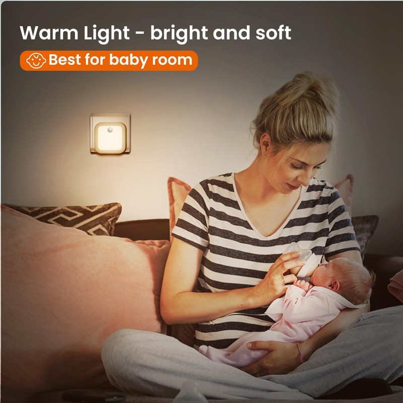 TNMOO LED Night Light Socket with Motion Sensor and Twilight