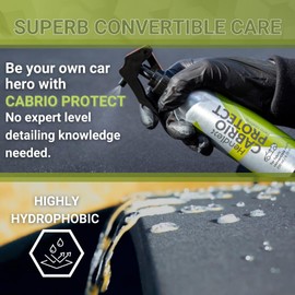 Hendlex Cabrio Protect, Soft Top Convertible Roof Protector, Soft Top Waterproofer - Repels Water, Oil, Dirt, Bird Droppings & Other Liquids, 200ml