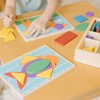 Melissa & Doug Beginner Wooden Pattern Blocks Educational Toy with
