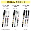 Sakura Crepas Name Pen, Oil-based, My Name, Set of 3