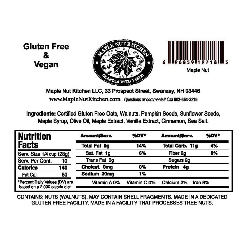Maple Nut Kitchen Maple Nut Granola 3 Pack – Vegan