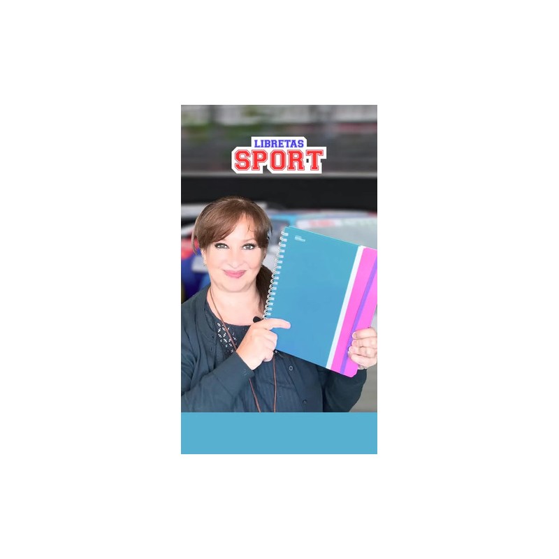 Cuaderno Printaform Sport Profesional 100h Pasta Dura 3 Pzas
