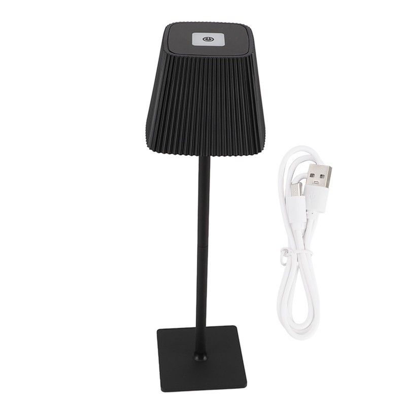 Table Lamp 2000mAh Rechargeable Metal Table Light Decorative Modren Desk