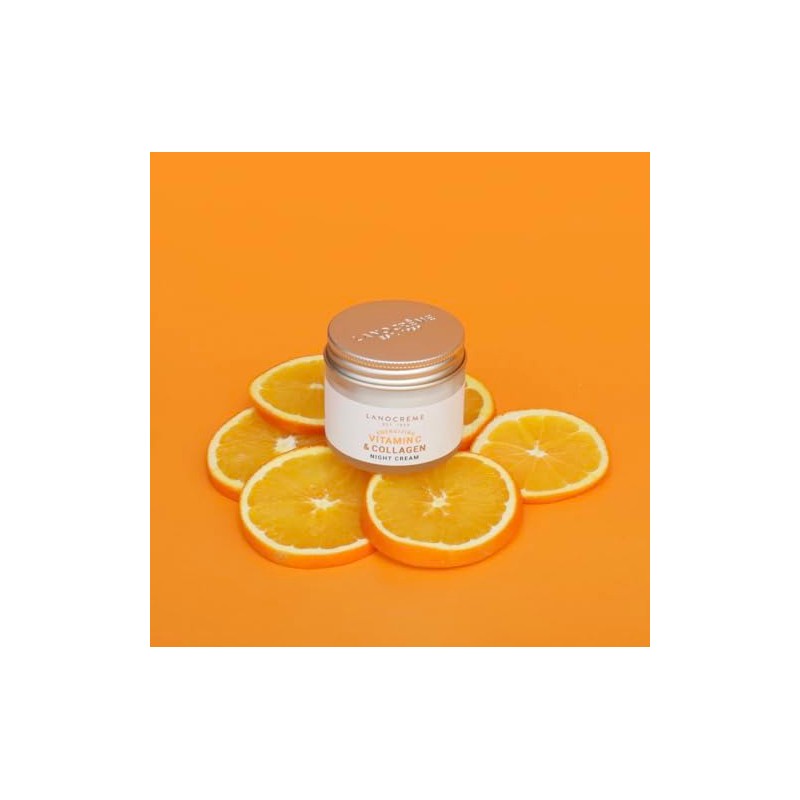 Lanocreme Energizing Vitamin C & Collagen Night Cream