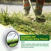 UCINNOVATE Grass Trimmer Line 105ft, Nylon Steel Weed Eater String