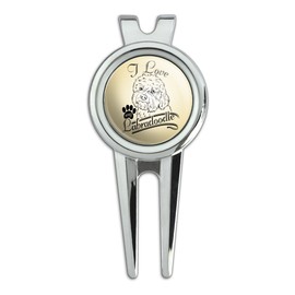 GRAPHICS & MORE I Love My Labradoodle Golf Divot Repair Tool and Ball Marker