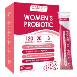 CANLIST Women's Probiotic Powder - Digestive & Immune Support