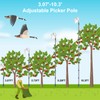 Numola Fruit Picker Pole with Basket, 10.3FT Adjustable Pole with
