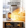 QQT Electric Space Heater,Portable Energy Efficient Space Heaters for Indoor
