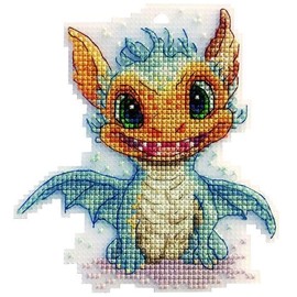 Wizardi Counted Cross Stitch kit - Dragon 8064A Alisena