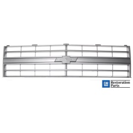 AMD 85-87 Chevy C10 Truck Premium OE Style Argent Gray Grille Single Headlight