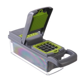 Good Luck Goods Vegetable Chopper,Vegetable Dicer, Veggie slicer, Veg Cutter, All in One Chopper, Kitchen Gadget, Onion Chopper, Carrot, Cucumber Slicer, Multi-Functions