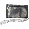 SoBo LEATHER Men's Trifold Security Wallet with Chain (Greens)