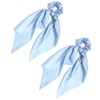 LFOUVRE Pack of 2 Knotted Bow Hair Scrunchies Elastic Hair