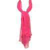 Wrapables Silk Blend Long Scarf, Bright Pink,One Size