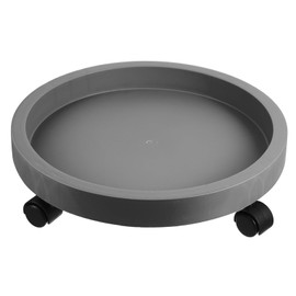 Cabilock Flower Roller with 4 Wheels, Plastic Plant Roller, Transport Roller, Furniture Roller, Roller Coaster, Pot Pot Saucer with Wheels for Plants, Trolley, Flower Pot