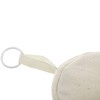 Muka 6-Pack Round Keychain Pouch, Natural Cotton Canvas Ear Bud