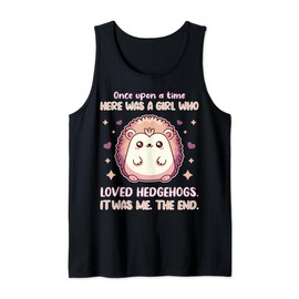 A Girl Who Loved Hedgehogs Forest Cute Animal Lovers Outfit Tank Top