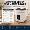 XAMATTS 3.5L Stainless Steel Warm Mist Humidifier