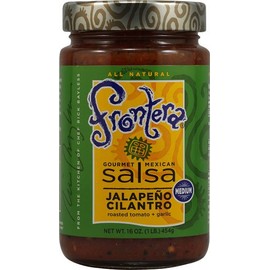 Frontera Gourmet Mexican Salsa Medium Jalapeno Cilantro -- 16 oz - 2 pc