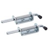 sourcing map Barrel Bolt Latch, 2Pcs 10x145mm - Carbon Steel