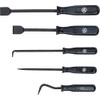 Kraftmann 9132 Scraper/Hook Set, Black, Set of 5 Pieces