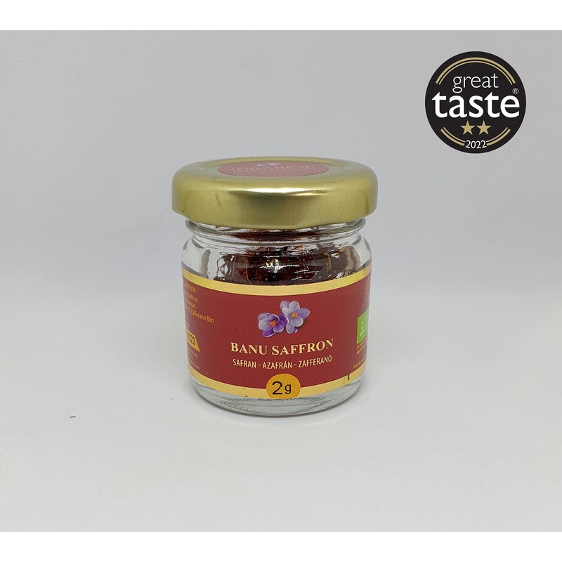 Organic Saffron - Award Winning Grade A all Red Organic