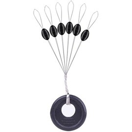 120pcs Fishing Bobber Beads Stopper Float Sinker Stops Fishing Accessories for Line Number 0.4-2.0 Olive, Terminal Tackle and Accessories Fishing