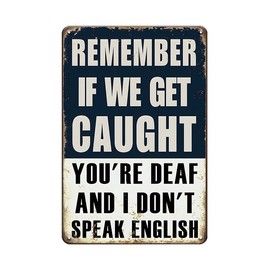 YOYI ART Vintage Tin Signs for Man Cave Garage - Funny Bar Signs for Home Bar Wall, Metal Garage Man Cave Decor for Men, Beer, Home Bar and Basement Wall Decor Art, Cool Stuff gifts, 8 x 12 inch