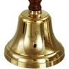 Solid Brass Hand Bell with wood handle Decorative Brass Hand