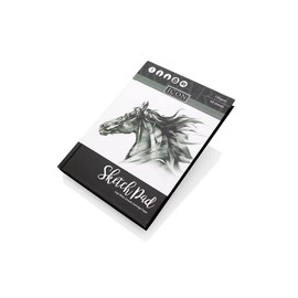Premier Stationery Icon A5 135gsm Hardcover Sketch Book. 64 Sheets