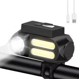 Transhine Lampara Linterna Led Para Bici/moto/patín Multifuncional