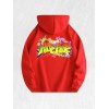 Hip - Hop Graffiti Hoodie 100% Cotton US Warehouse 7