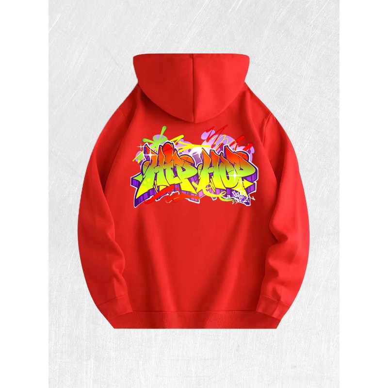 Hip - Hop Graffiti Hoodie 100% Cotton US Warehouse 7