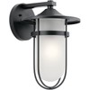 Kichler 49826BK One Light Outdoor Wall Mount